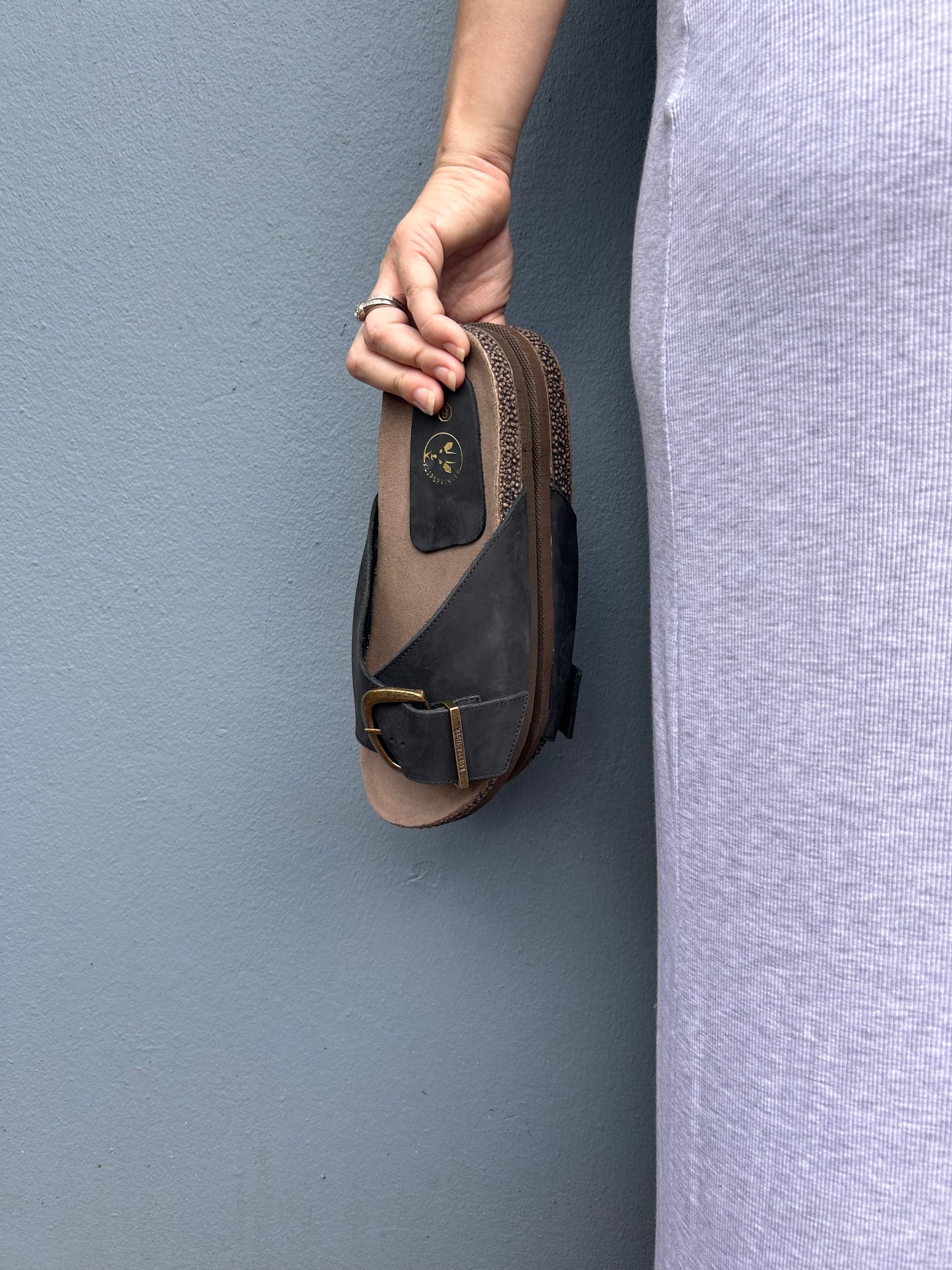 Protea Ladies Sandal - Pink / Black / Brown