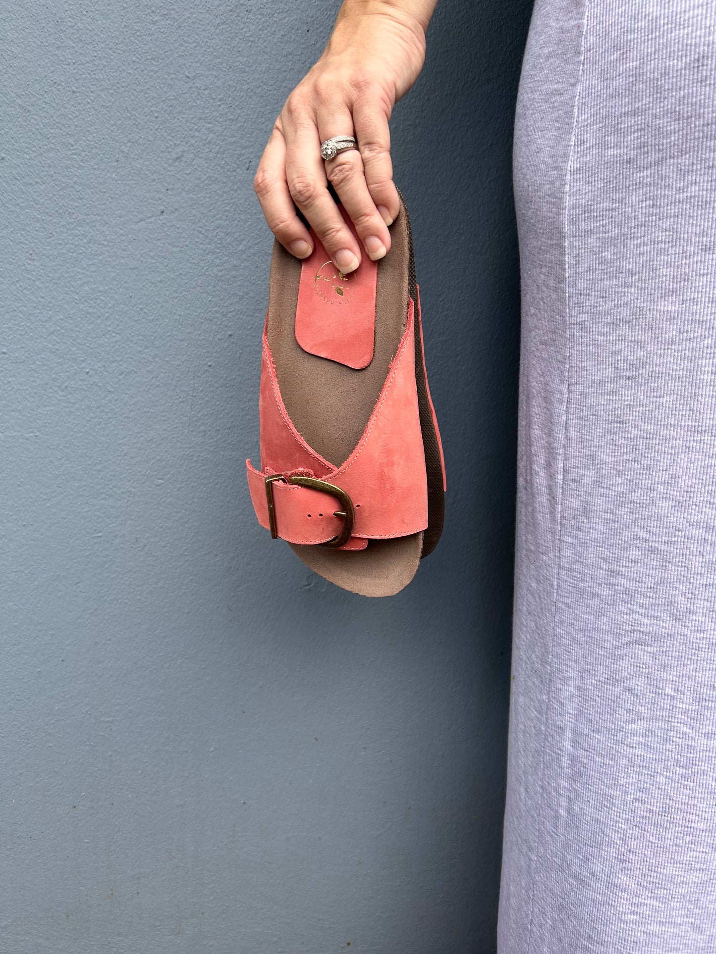 Protea Ladies Sandal - Pink / Black / Brown
