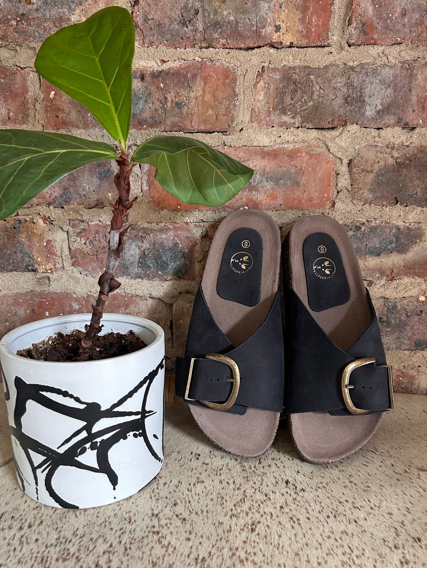 Protea Ladies Sandal - Pink / Black / Brown