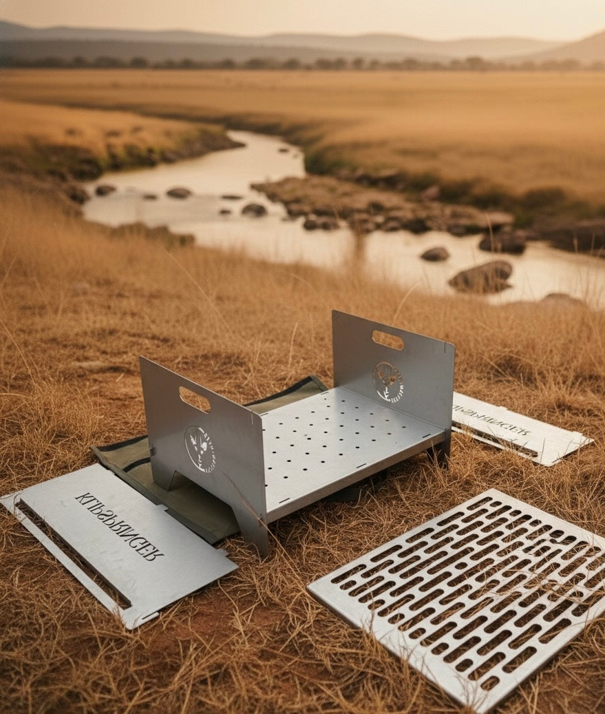 Fold-Up Stainless Steel Braai